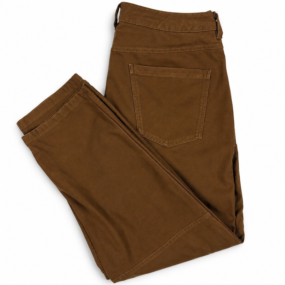 Lululemon ABC 5-Pocket Utilitech Crop Pants Men's 33x26 Allspice Brown